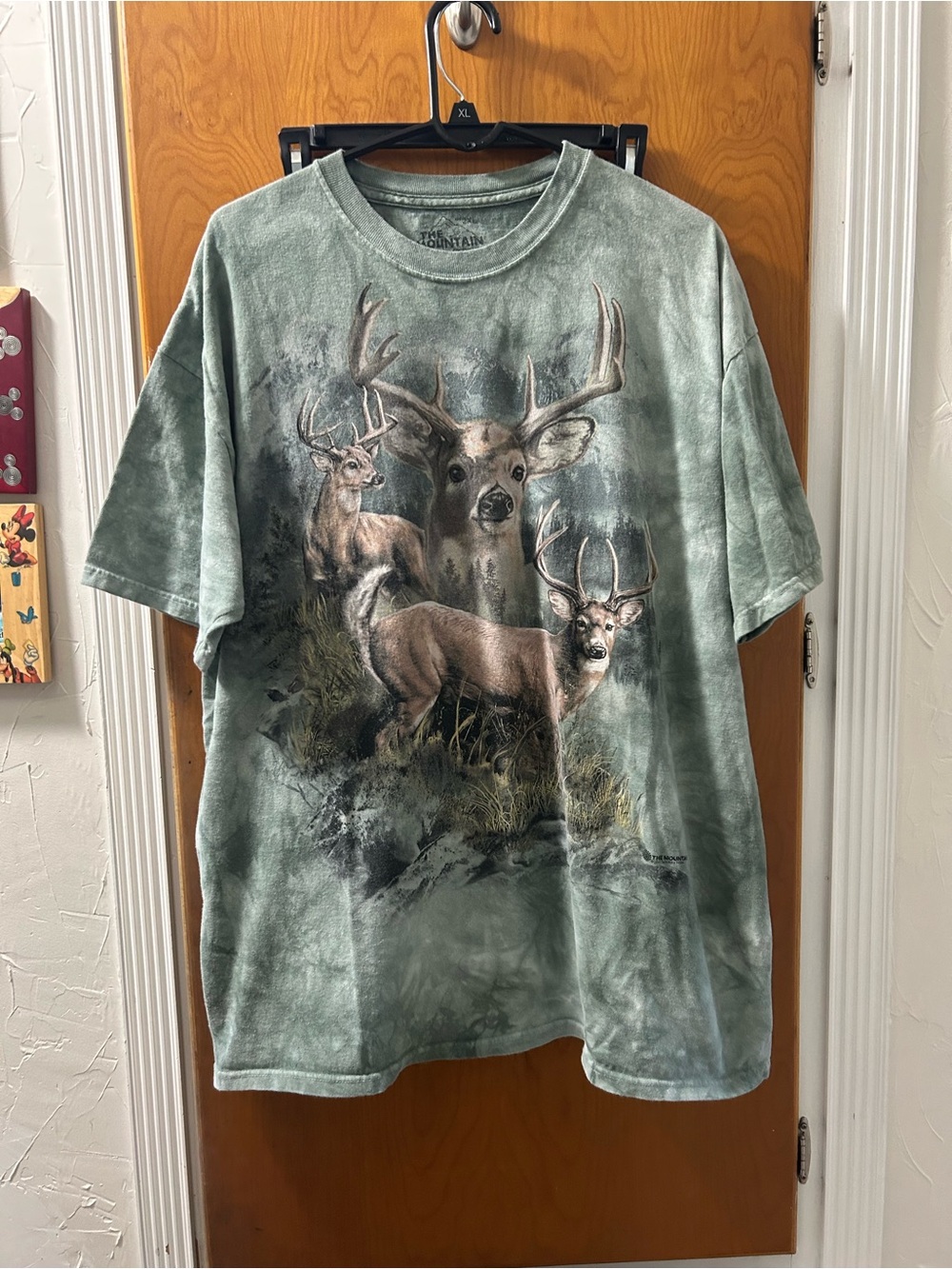 The Mountain Green Graphic Deer Tee